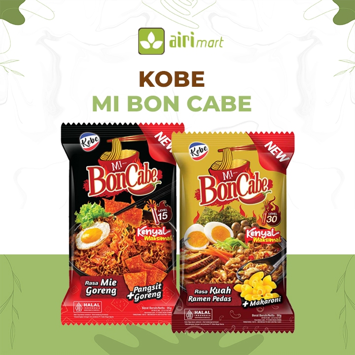 

Mi Bon Cabe level 15 dengan pangsit goreng dan level 30 dengan makaroni