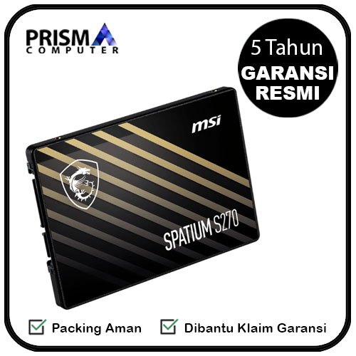 SSD MSI SPATIUM S270 SATA III 2.5" 240GB 480GB 960GB