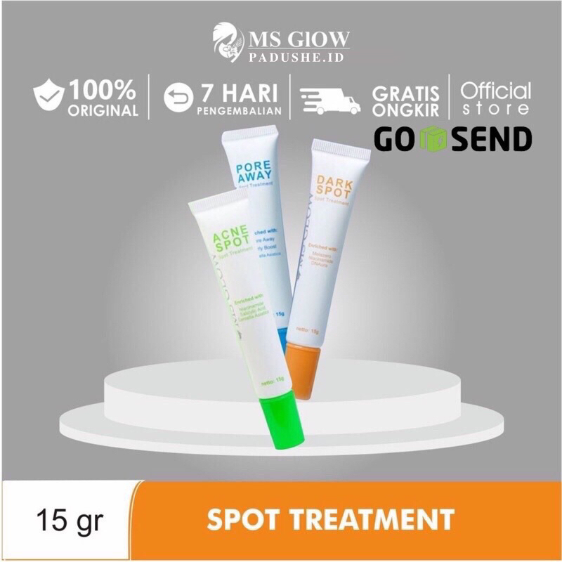 MS GLOW SPOT TREATMENT MS GLOW ACNE SPOT MS GLOW DARK SPOT MS GLOW PORE AWAY