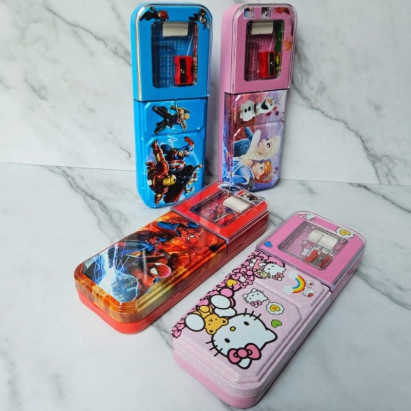 

kotak pencil tempat pencil pencil case karakter 1 shet alat tulis 9903