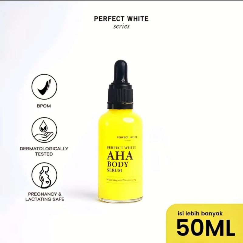 Perfect White Aha Body Serum Whitening & Moisturizing 50Ml Aha Body Serum / Aha Body Booster