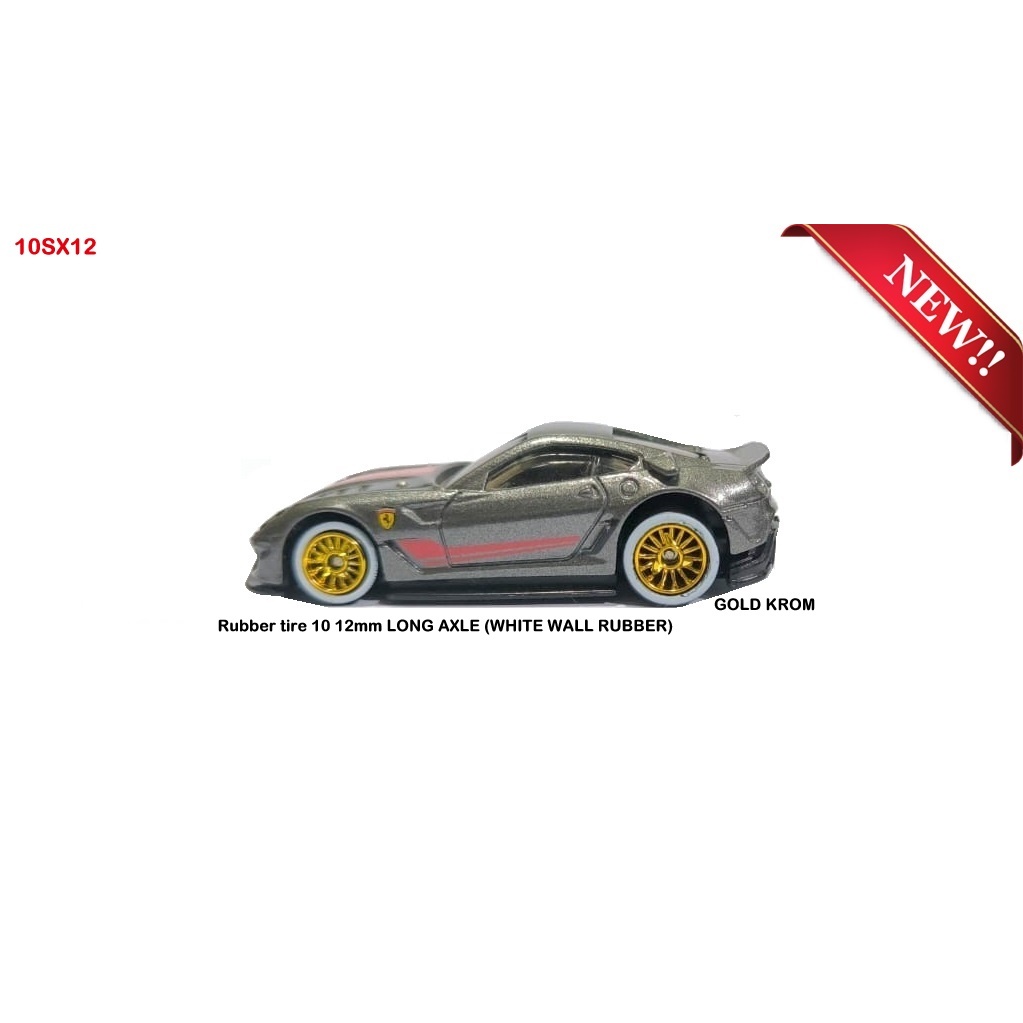 Ban Karet 10 SPOX 10 12mm As Panjang KROM SERIES Diecast 1:64
