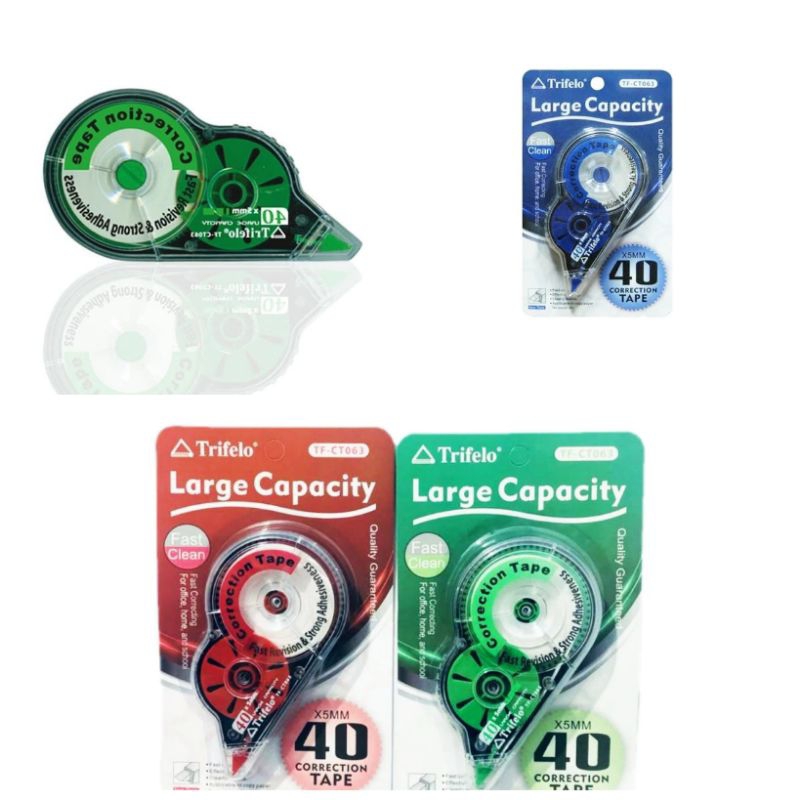 

Tip X rool jumbo 40 M tip x kertas corection Trifelo CT 063 besar