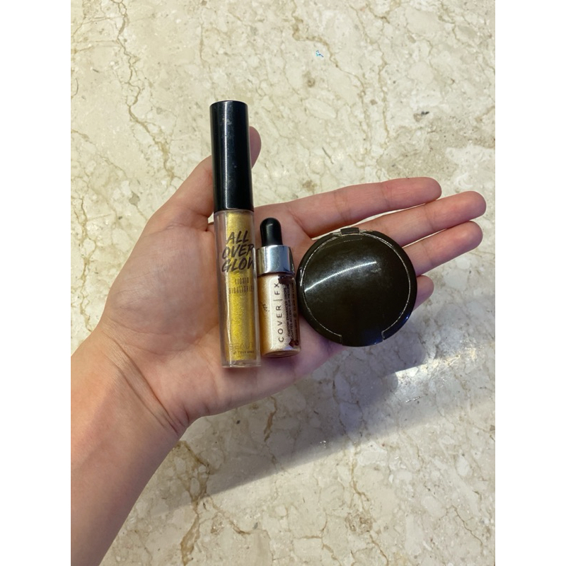 Highlighter becca / all over glow / cover fx