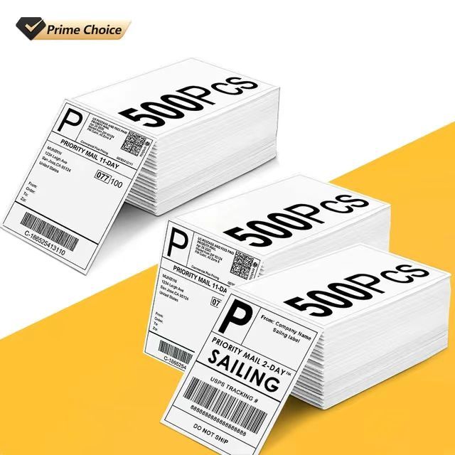 

Kertas Thermal Label Lipat Barcode 100x150 A6 Isi 500 Pcs