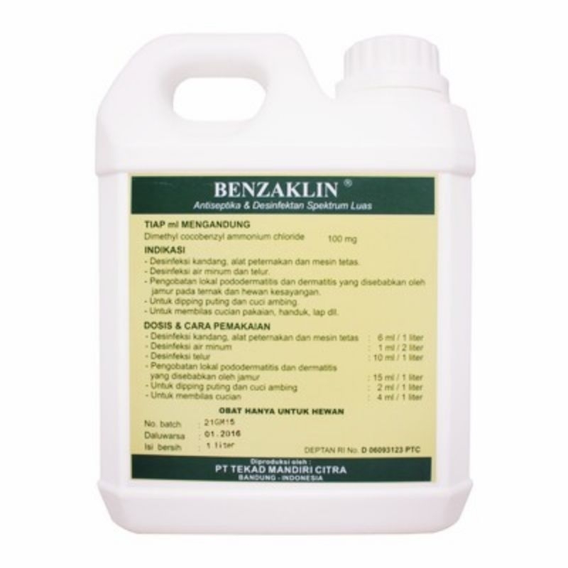 Desinfektan Benzaklin 1L
