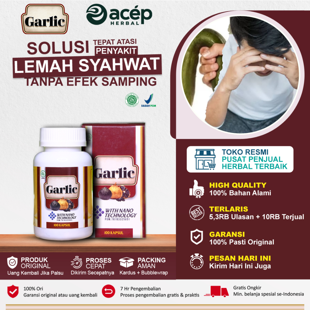 Obat Lemah Syahwat Disfungsi Ereksi Gangguan Ereksi Cepat Keluar Penambah Gairah Bercinta Mani Encer