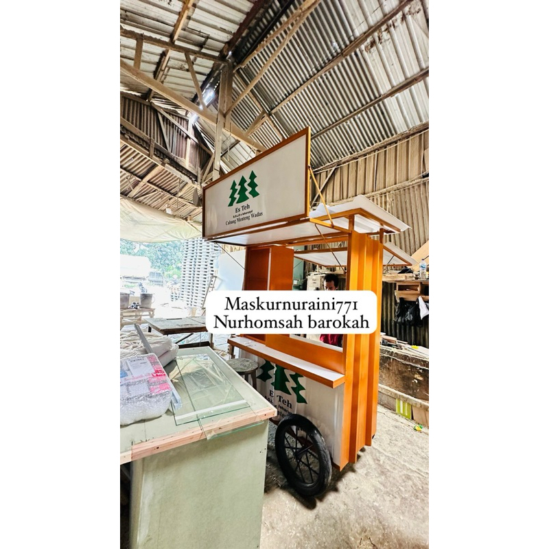 GEROBAK KONTAINER , GEROBAK JUALAN KONTAINER