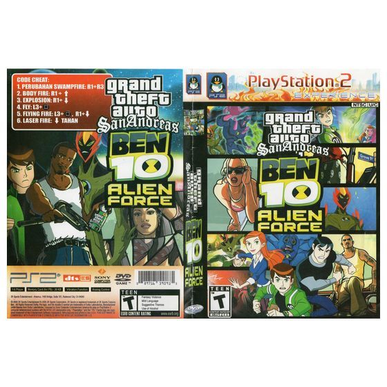 GTA Ben 10 kaset-game ps2