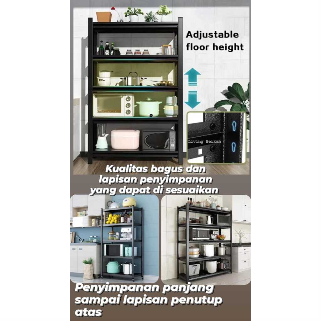 RAK BESI SUSUN RAK GUDANG TOKO MULTIFUNGSI SERBAGUNA RAK BESI SIKU KOKOH BESI 100%