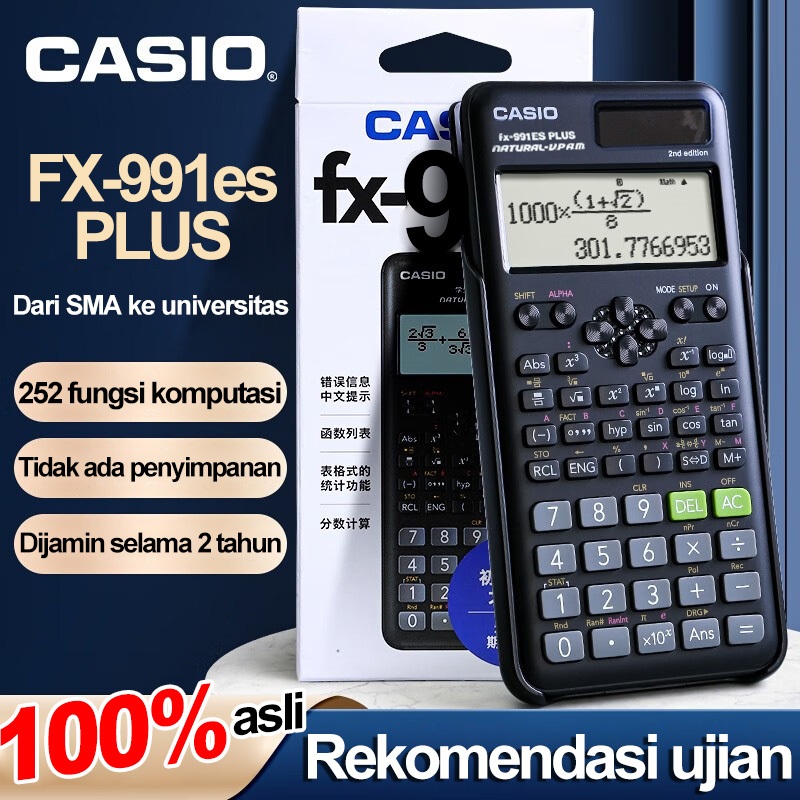 

Kalkulator Scientific Casio ilmiah FX-991EX/991ES-Plus Kalkulator Casio Scientific Calculator Casio Scientific