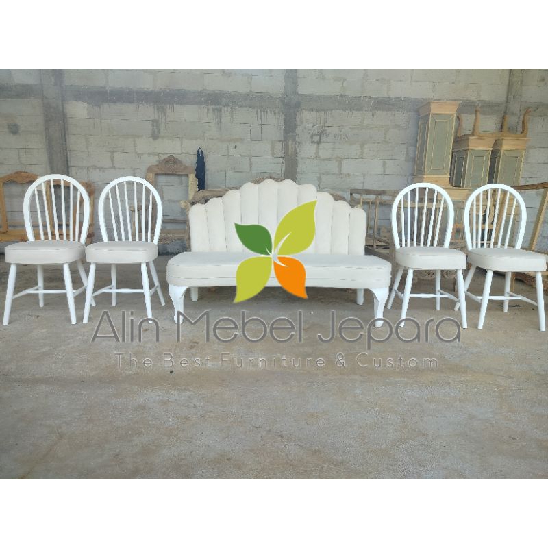 KURSI PELAMINAN MINIMALIS , KURSI PELAMINAN KERANG KIPAS+BALON