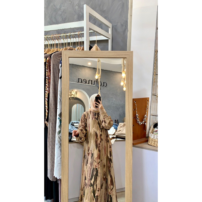 gamis mona syar’i motif premium