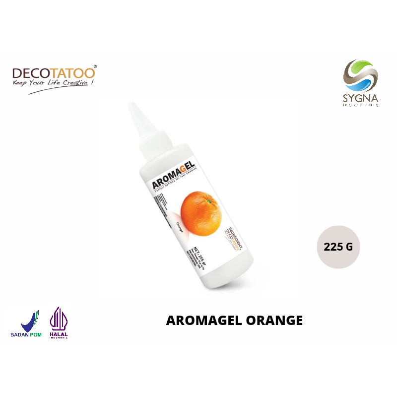 

Aromagel Orange 255 gr - Decotatoo (Perisa Makanan & Minuman)