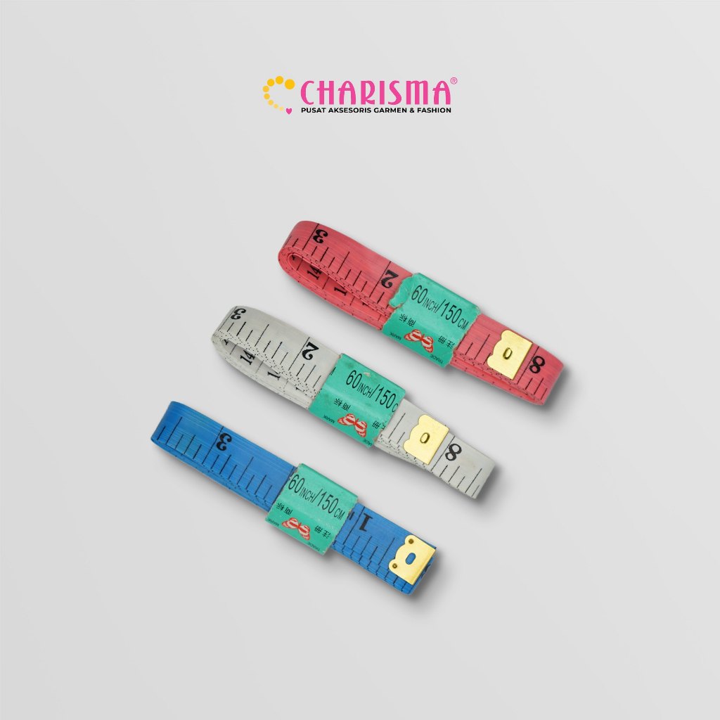 Charisma Meteran Tali - Meteran Gulung Roll Otomatis  - Set Meteran Tali