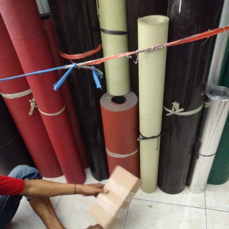 karpet talang 60 cm. talang karet merah tinggi 60 cm. ecer permeter