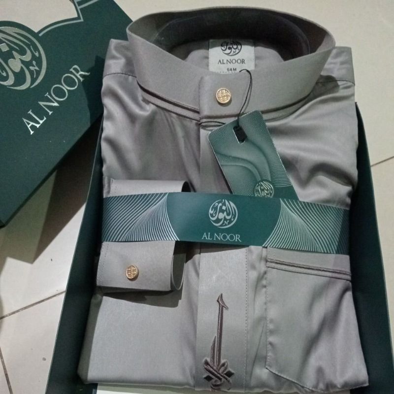 JUBAH AL - NOOR PREMIUM BORDIR DEWASA SERI WARNA