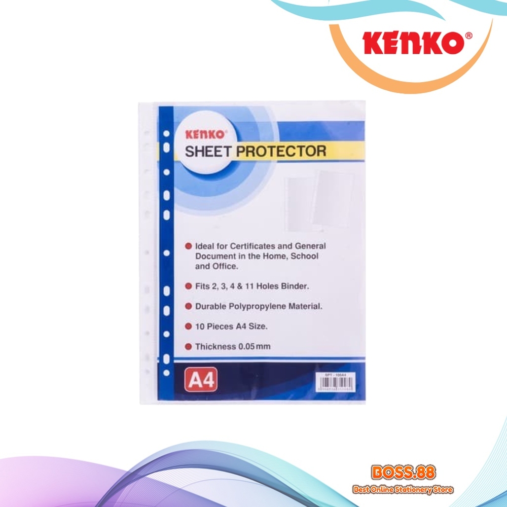 

CLEAR SHEET PROTECTOR KENKO SPT-100 A4 (10'S)