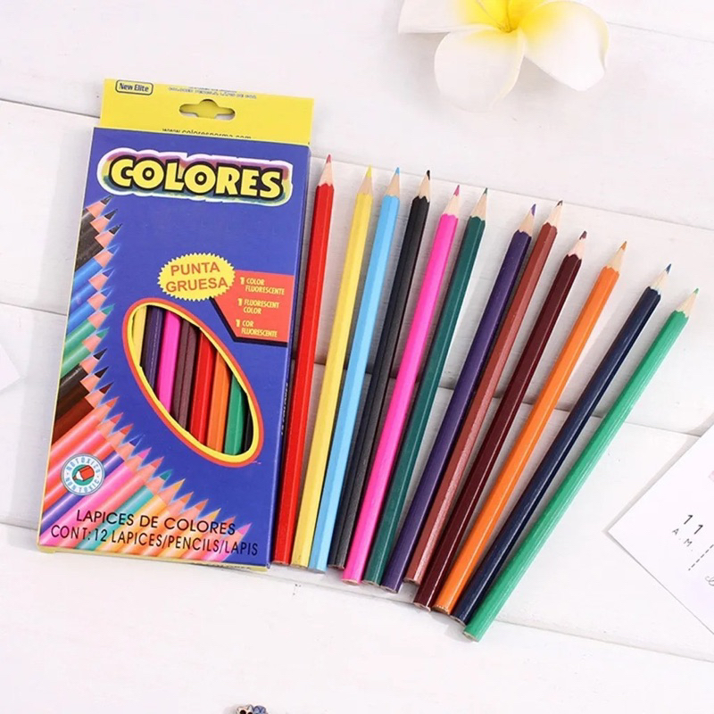 

Pensil Warna Panjang Murah 12pcs