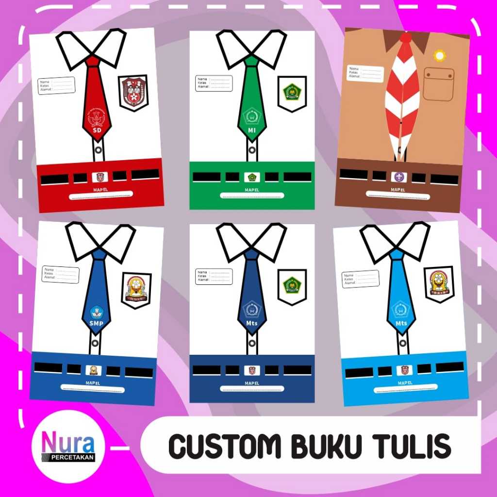 

CUSTOM BUKU TULIS SEKOLAH