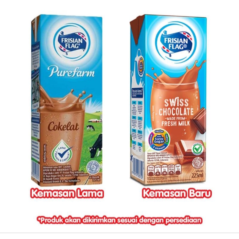 

Frisian Flag Susu Uht Cokelat 6 x 225 ml