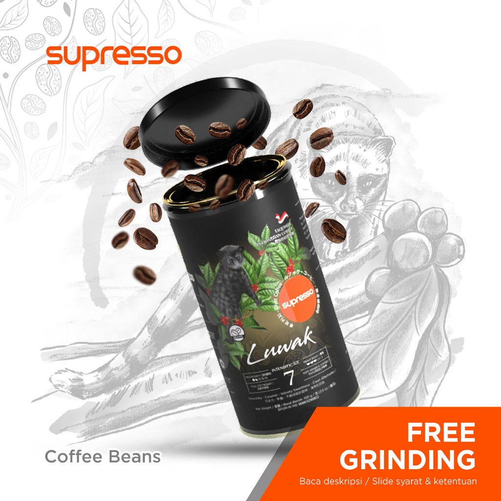 Supresso Luwak Prestige Arabica Coffee Beans