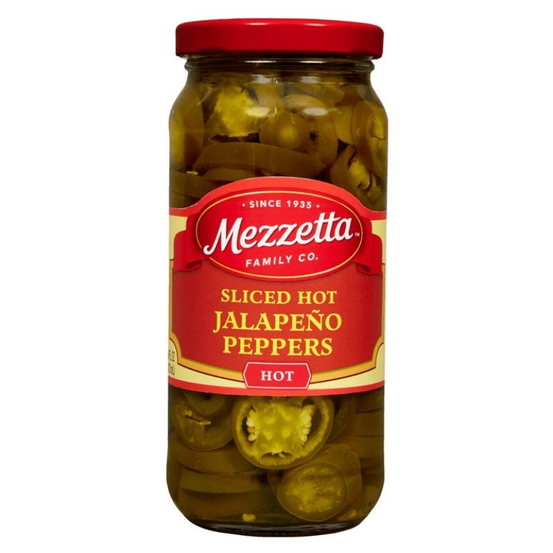 

MEZZETTA Sliced Hot Jalapeno Peppers 473ml