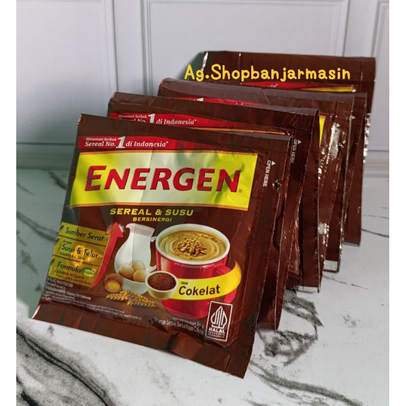 

Energen Sereal dan Susu Renteng Rasa Cokelat/Vanila