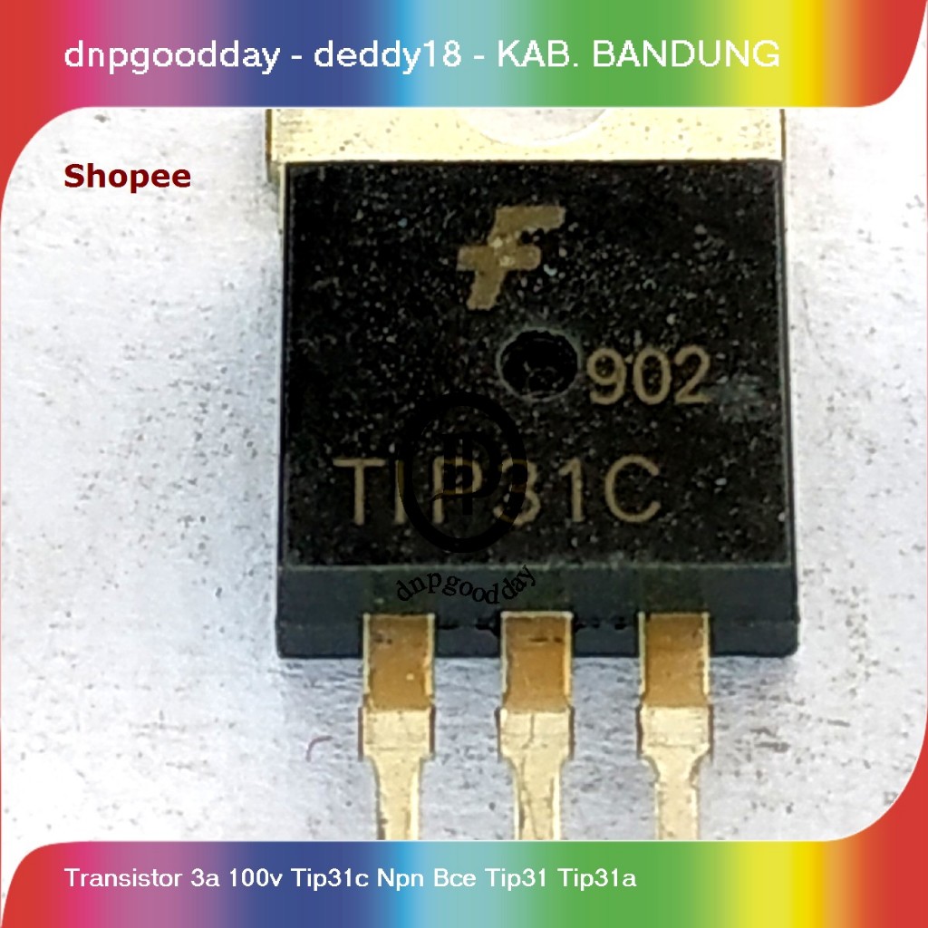 transistor 3a 100v tip31c npn bce tip31 tip31a