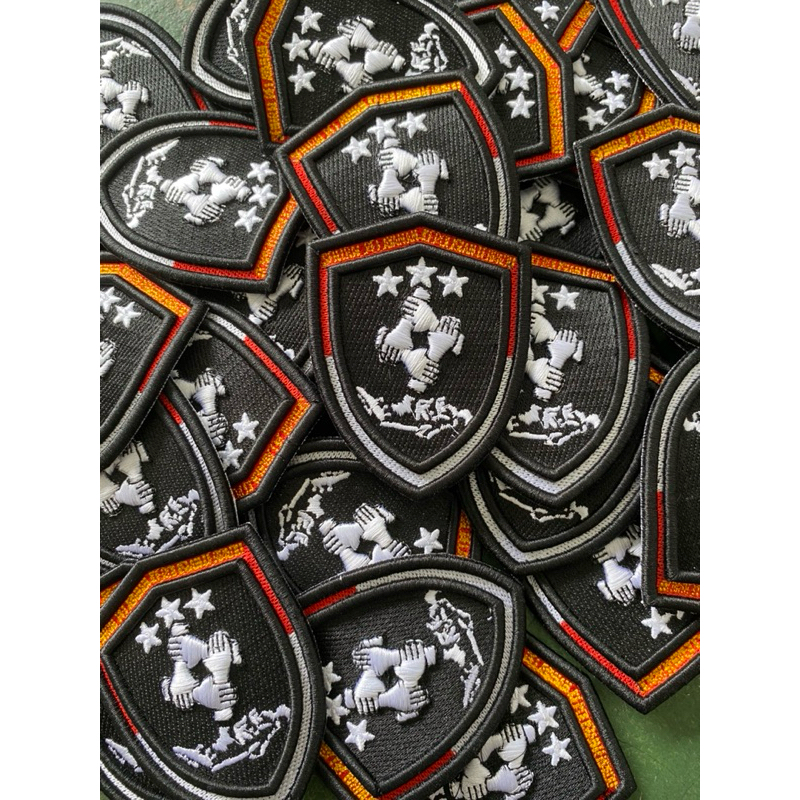 LOGO SPKT POLRI BORDIR TIMBUL