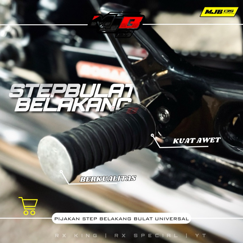 STEP BULAT FOOTSTEP BELAKANG RX KING RXS RXK YT UNIVERSAL BERKUALITAS