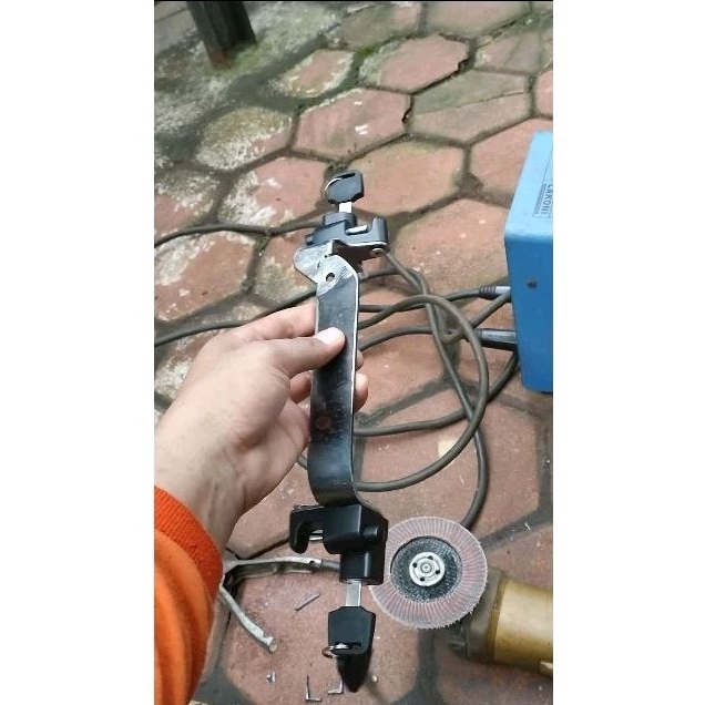 helmet holder,cantolan helm cbgl100glmax set pangkon kanan kiri