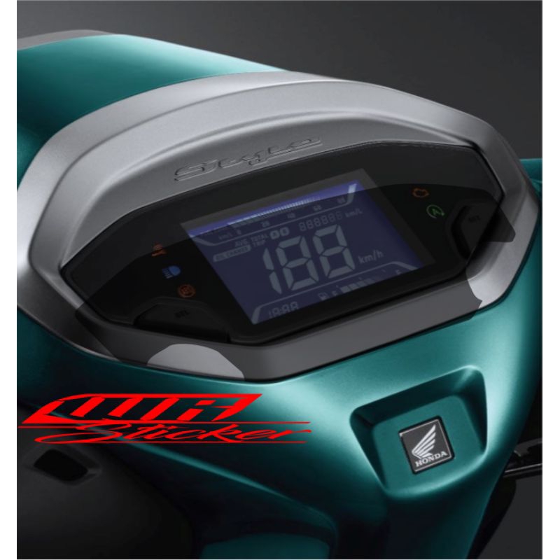 stiker pelindung spidometer honda Stylo