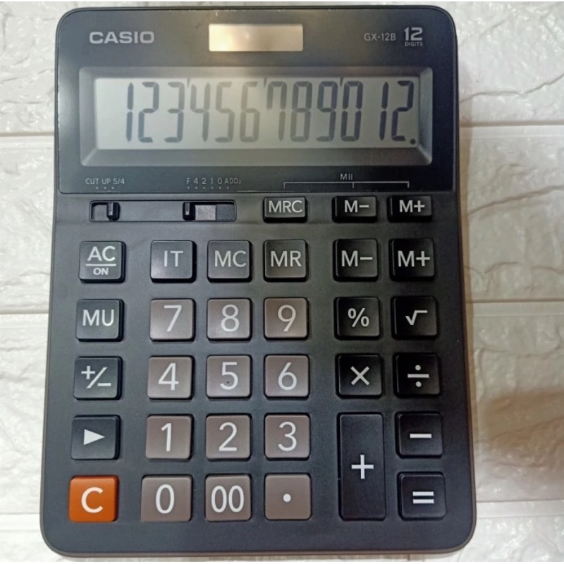 

KALKULATOR CASIO ORIGINAL GX-12B BK