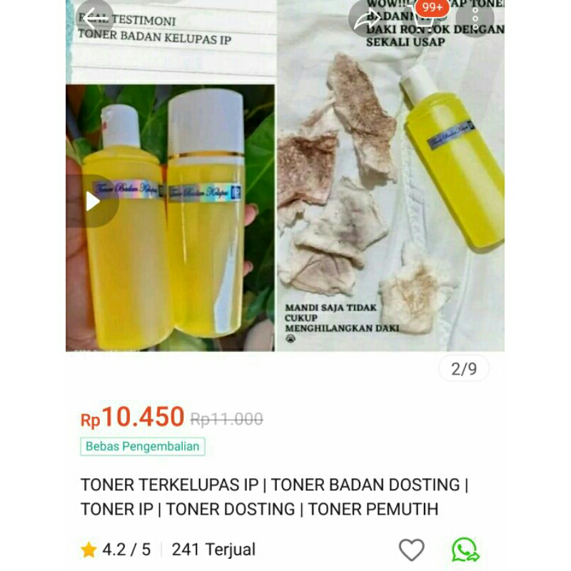 Aceh - Toner Terkelupas IP | Toner Badan Terkelupas | Toner Badan | Toner Badan Kelupas | Toner Pemu