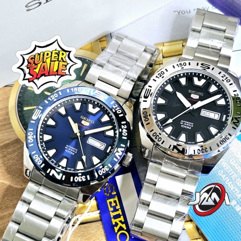 Jam Tangan SEIKO 5 Prospex Silver Automatic Original