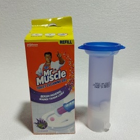 Mr Muscle Toilet Cleaning Gel Pembersih dan Pengharum Kloset Refill Lavender