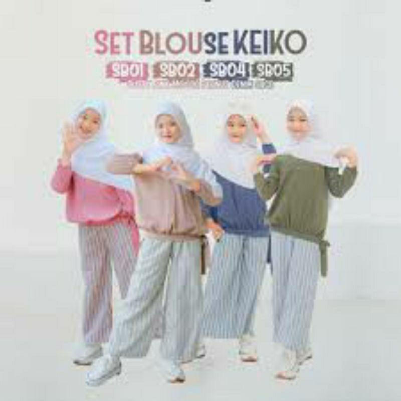 CUTEKIDS BILHIKMA// Set Blouse "KEIKO" Anak By Cute Kids // Baju anak kualitas : peci tunik kaos tas