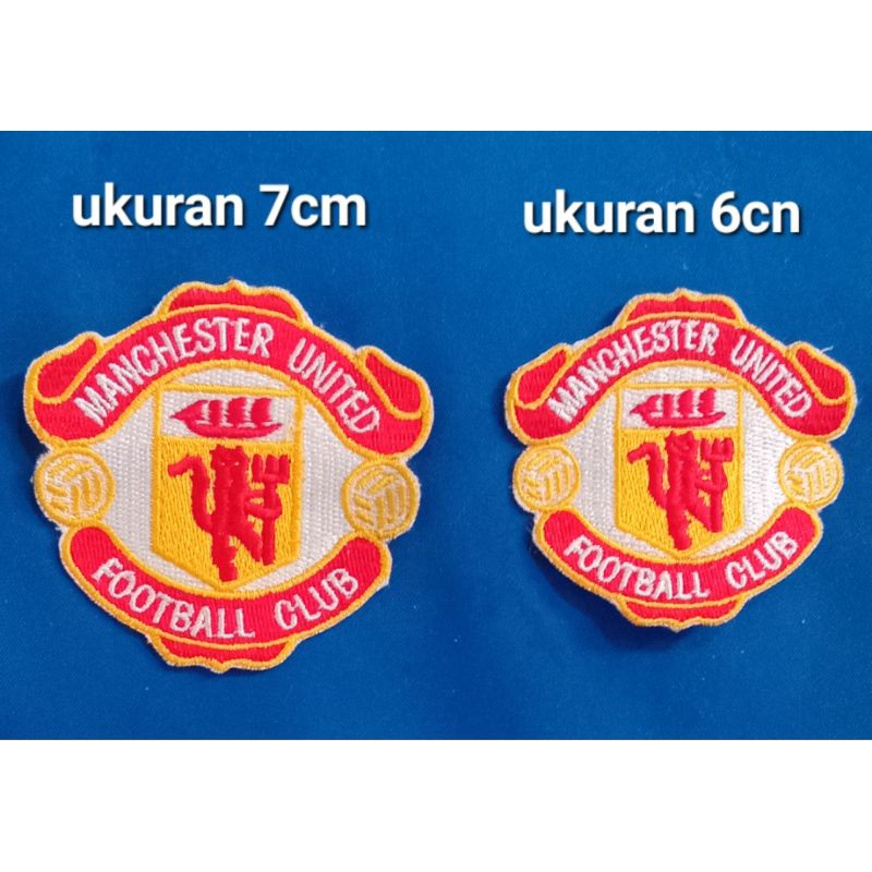 Patch Bordir Logo MU manchester united