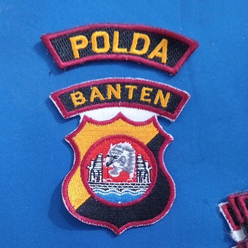Patch Bordir Logo Polda Banten