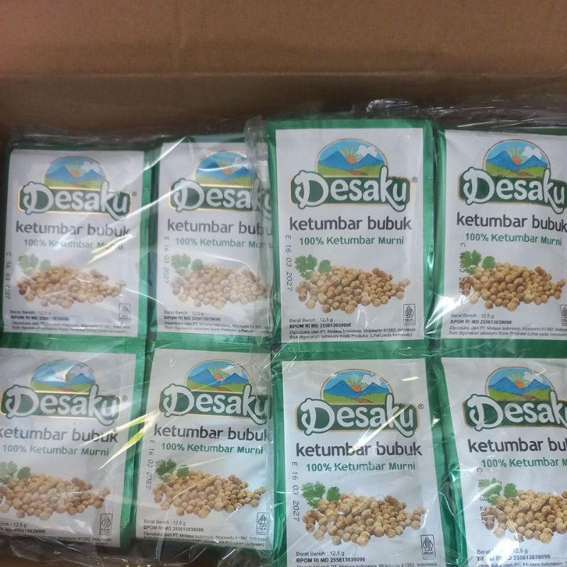 

[ 1rtg isi 12pcs ] *DESAKU, Ketumbar bubuk desaku, Kunyit bubuk Desaku, Marinasi bubuk desaku