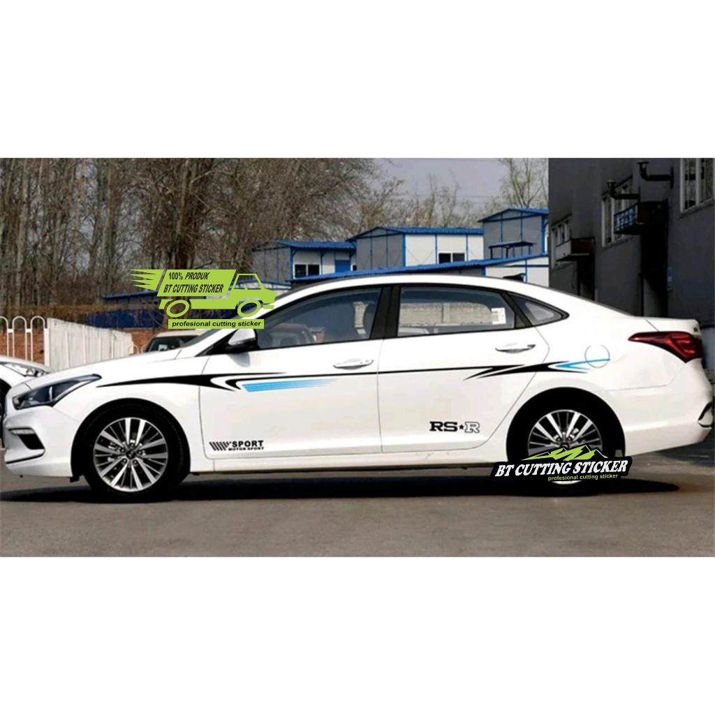 sticker mobil sedan stiker vios stiker cutting striping mobil keren stiker mobil sedan keren