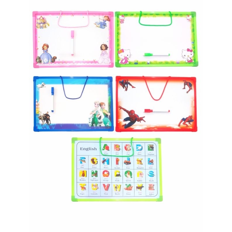 

PAPAN TULIS FANCY ANAK 25 X 35 CM/ PAPAN TULIS WHITE BOARD ANAK