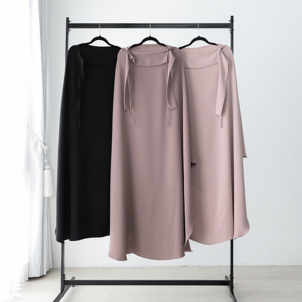 LOILOK - FK Mina FRENCH KHIMAR BAHAN MINA SULTAN ANTI UV ADEM SYAR'I MUSLIMAH HAJI UMROH