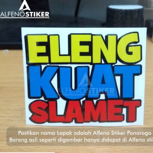 Stiker STJ Elkusla 8cm | Cutting Sticker