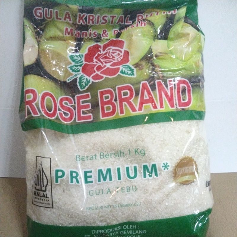 

gula rose brand hijau/kuning 1 kg