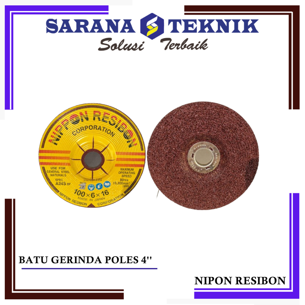 BATU GERINDA POLES 4 INCH NIPON RESIBON
