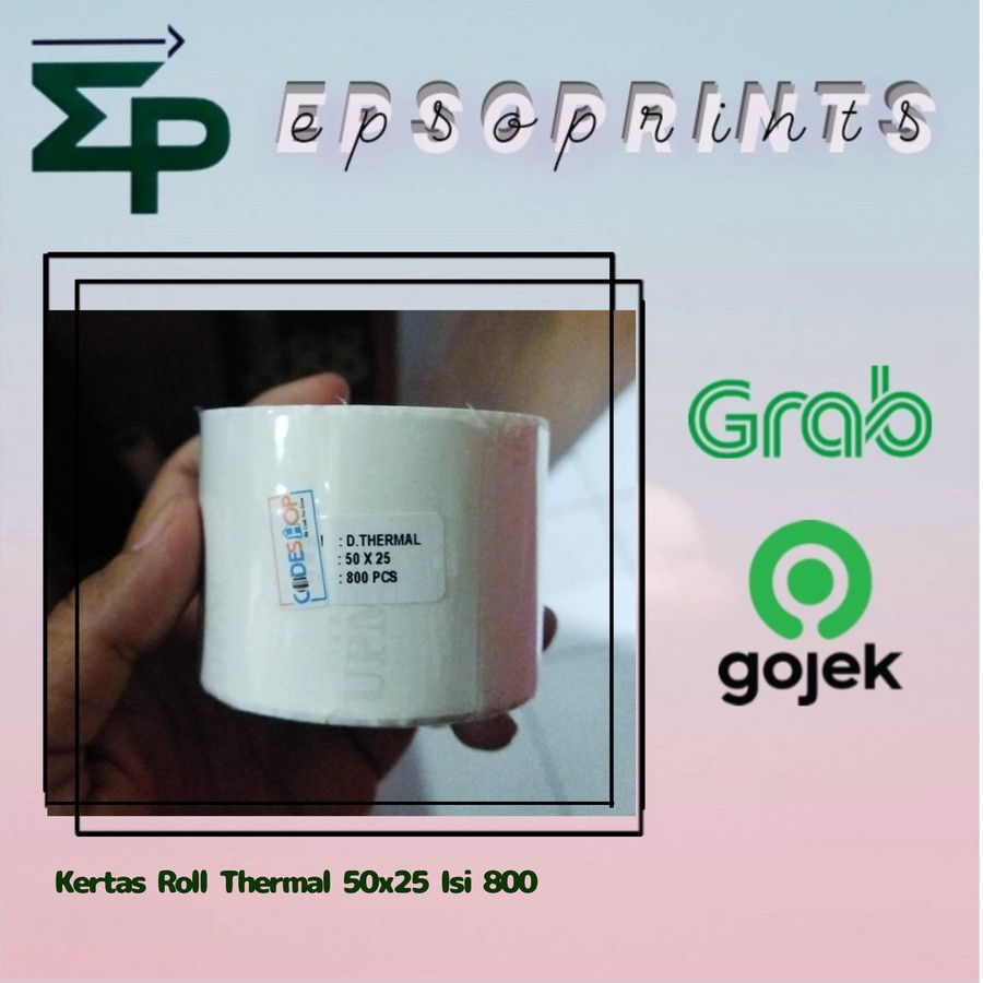 

Kertas Roll Thermal 50x25 Isi 800