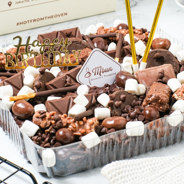 CHOCO HUNTER | Mbun Brownies Panggang | Dessert | Coklat | Brownies ulang tahun | Brownies Panggang | Kue Ulang Tahun