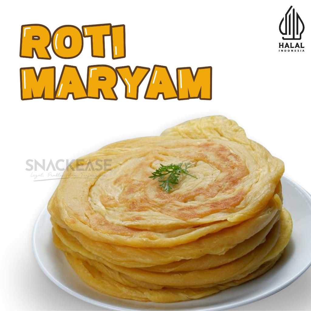 

Snackease Roti Maryam Original Cokelat Keju 10 Pcs / Roti Canai Cane Coklat Homemade Premium Halal